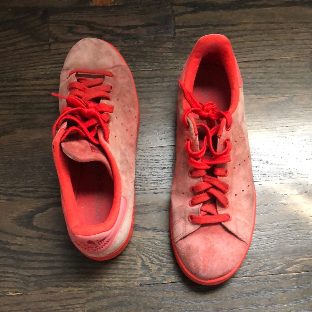 Distressed sneakers